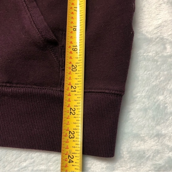 Aritzia TNA Maroon Baltic Pullover Hoodie Small - Picture 9 of 9